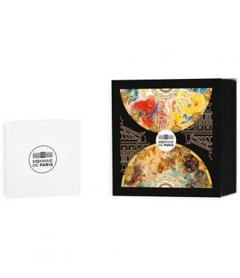 Moneda 10 euros de plata Francia 2025 Palacio Garnier. Color.  - 3