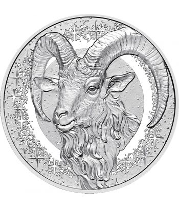 Moneda de plata 20 euros Austria 2025 Capricornio. Cuarzo Rosa.  - 2