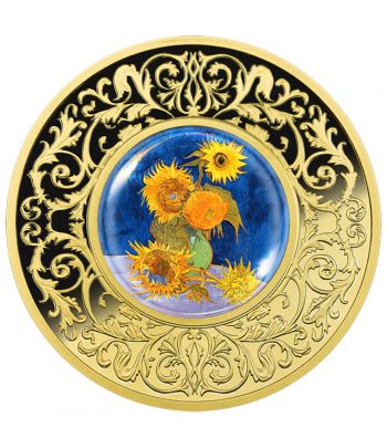 Moneda de 500 Francs Camerún 2025 Van Gogh. Plata  - 1