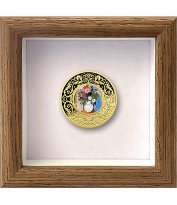 Moneda de 500 Francs Camerún 2025 Van Gogh. Plata  - 4