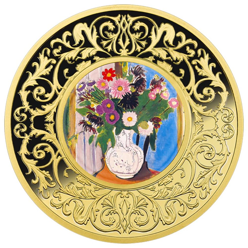 Moneda de 500 Francs Camerún 2025 Matisse. Plata  - 1