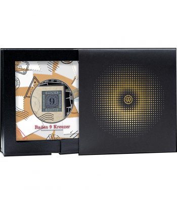 Moneda 500 Francs Camerún 2025 Sello Baden 9 Kreuzer. Plata  - 3