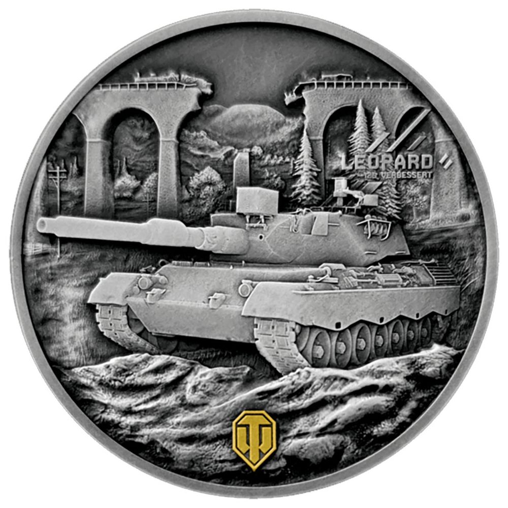 Moneda de plata 2$ Niue 2025 Leopard 120 Verbessert. Plata  - 1