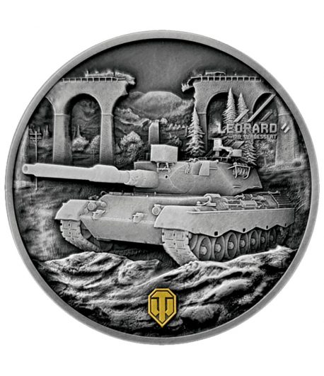 Moneda de plata 2$ Niue 2025 Leopard 120 Verbessert. Plata  - 1