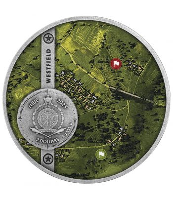 Moneda de plata 2$ Niue 2025 Leopard 120 Verbessert. Plata  - 2