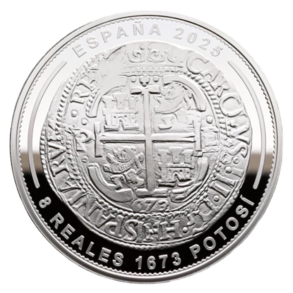 Moneda de España 10 euros 2025 Joyas Museo Casa Moneda. Potosi 1673. Plata  - 1
