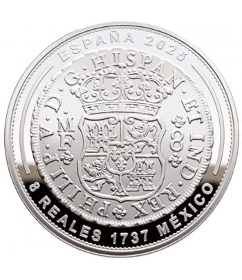 Moneda de España 10 euros 2025 Joyas Museo Casa Moneda. México 1737. Plata  - 1