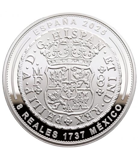 Moneda de España 10 euros 2025 Joyas Museo Casa Moneda. México 1737. Plata  - 1