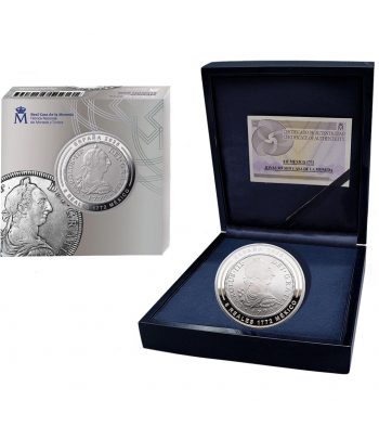Moneda de España 10 euros 2025 Joyas Museo Casa Moneda. México 1772. Plata  - 3