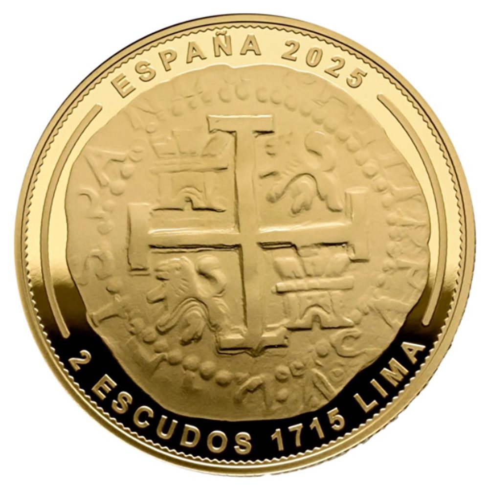 Moneda de España 100 euros 2025 Joyas Museo Casa Moneda. Lima 1715. Oro  - 1