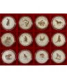 Colección 12 Monedas de plata 1$ Australia Año Lunar I 1999/2010  - 1
