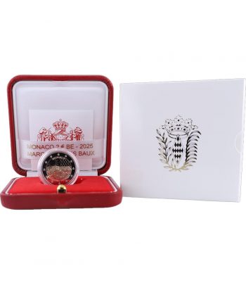 moneda 2 euros Mónaco 2025 Marquisat des Baux. Proof  - 2