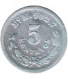Moneda de México 5 Centavos 1892 MoM. Plata  - 2