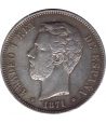 Moneda de España 5 Pesetas Plata 1871 *71 Amadeo I SD M..  - 1