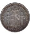 Moneda de España 5 Pesetas Plata 1871 *71 Amadeo I SD M..  - 2
