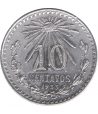 Moneda de México 10 Centavos 1933. Plata  - 1