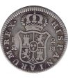 Moneda de España 2 Reales 1777 Carlos III. Plata  - 2