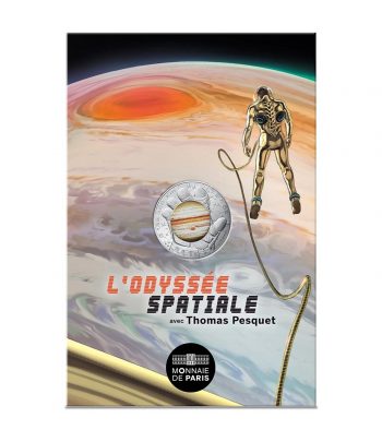 Monedas 10 euros de plata Francia 2025 Odisea Espacial. 4 monedas  - 1