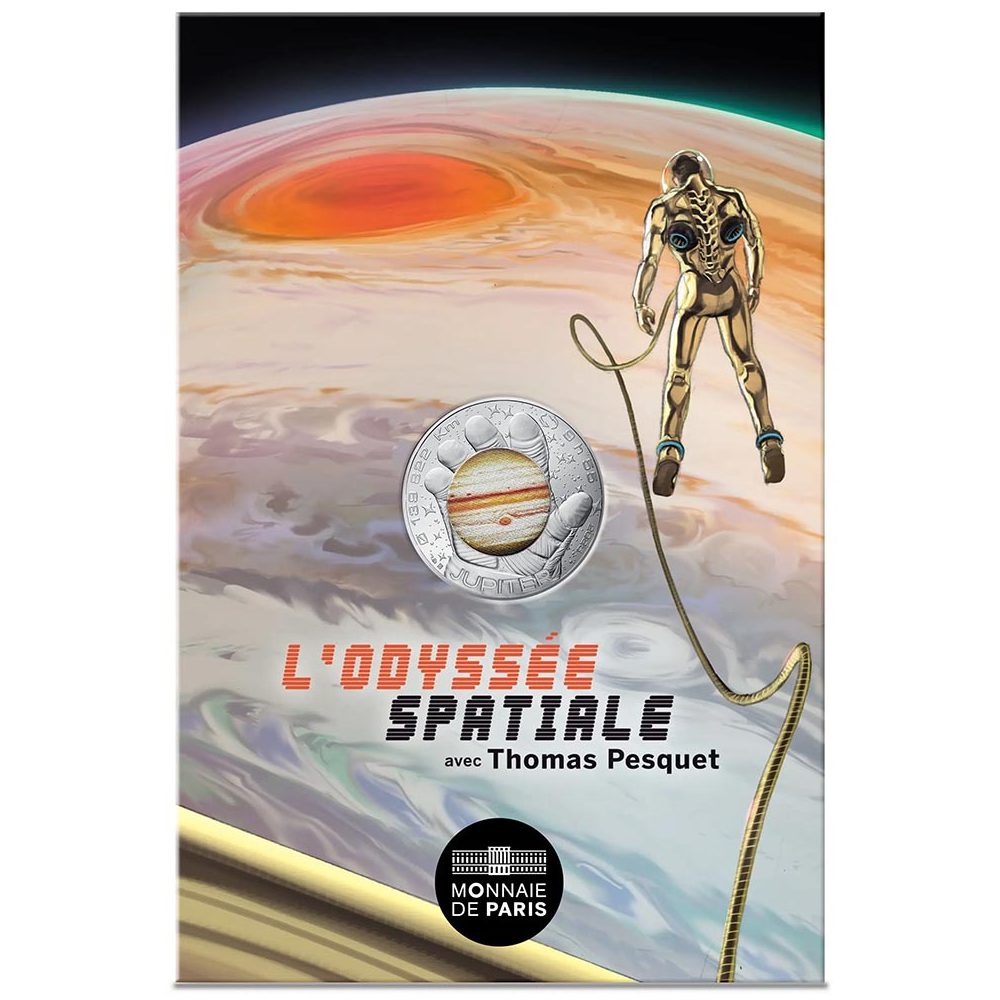 Monedas 10 euros de plata Francia 2025 Odisea Espacial. 4 monedas  - 1