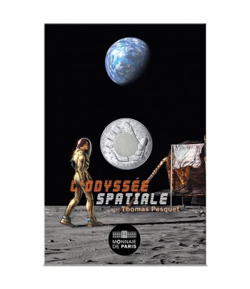 Monedas 10 euros de plata Francia 2025 Odisea Espacial. 4 monedas  - 3