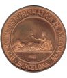 Medalla Barcelona II Convención Numismática de Aseconum 1981.  - 1