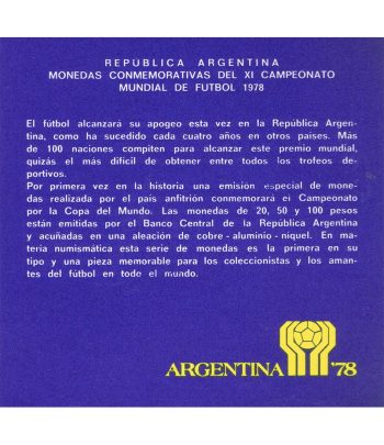 3 monedas Mundial Futbol Argentina 78. Cobre  - 4