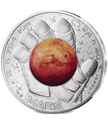 Monedas 10 euros de plata Francia 2025 Odisea Espacial. 4 monedas  - 4
