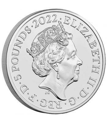 Moneda de niquel 5 Libras Inglaterra 2025 The Rolling Stones.  - 2