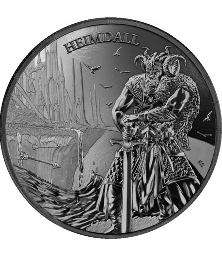 Moneda de plata Alemania 5 Mark 2025 Ragnarok Heimdall.  - 1