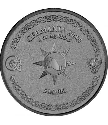 Moneda de plata Alemania 5 Mark 2025 Ragnarok Loki  - 2