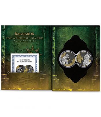 Monedas de plata Alemania 5 Mark 2025 Ragnarok. 2 monedas  - 2
