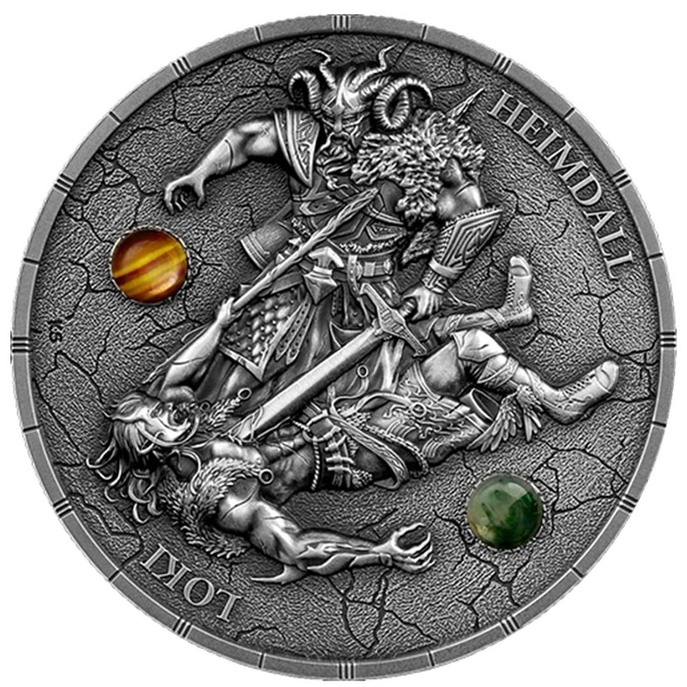 Moneda de plata Alemania 10 Mark 2025 Ragnarok. 2 onzas  - 1