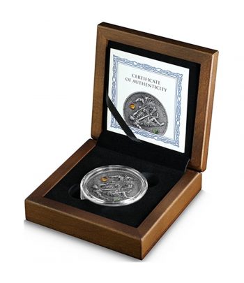 Moneda de plata Alemania 10 Mark 2025 Ragnarok. 2 onzas  - 3