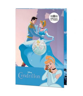 Moneda 10 euros de plata Francia 2025 Disney Cenicienta. Color  - 3