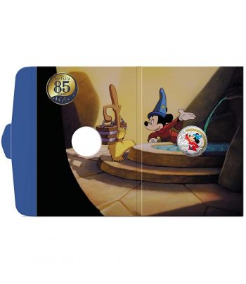 Moneda 10 euros de plata Francia 2025 Disney Fantasía. Color  - 4