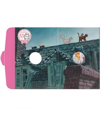 Moneda 10 euros de plata Francia 2025 Disney Los Aristogatos. Color  - 4