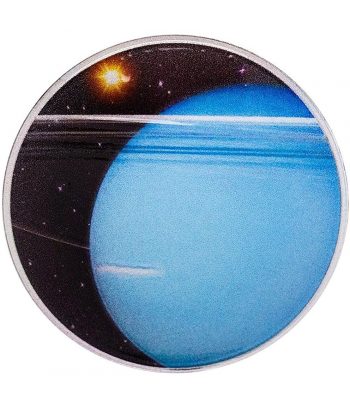 Moneda de plata 1$ Estados Unidos Urano 2022.  - 1