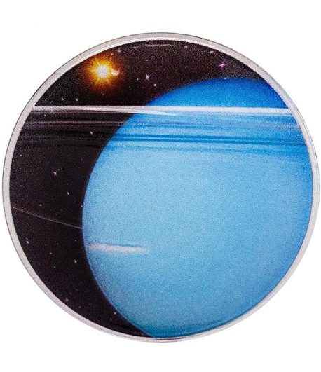 Moneda de plata 1$ Estados Unidos Urano 2022.  - 1