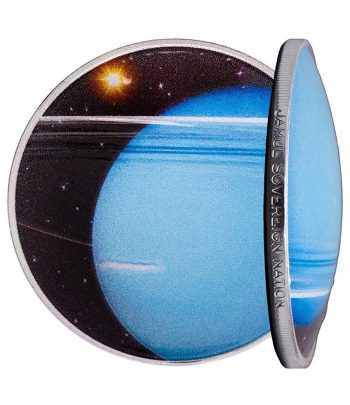 Moneda de plata 1$ Estados Unidos Urano 2022.  - 2