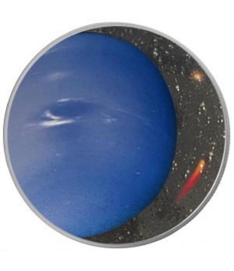 Moneda de plata 1$ Estados Unidos Neptuno 2022.  - 1