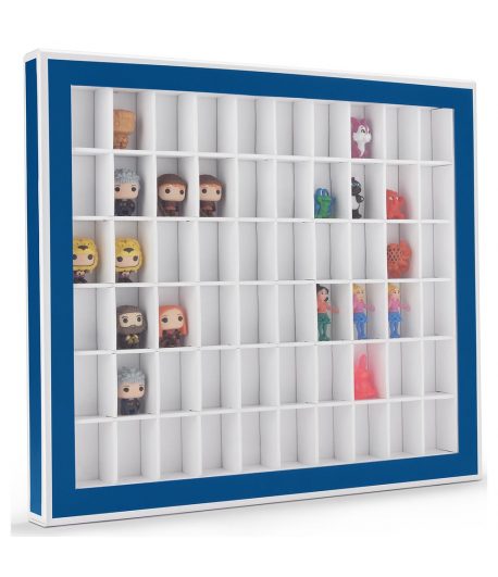 LEUCHTTURM Caja de coleccionismo K60 con 60 divisiones azul  - 7