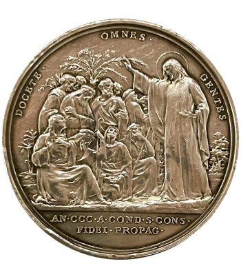 Medalla Papa Pio XI año 1922. Plata  - 2