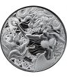 Moneda onza de plata 2 Tala Samoa Mermaid & Pearl 2025.  - 1