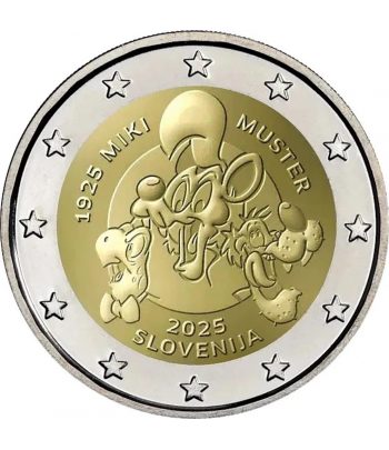 moneda 2 euros Eslovenia 2025 Miki Muster. Cómic  - 1