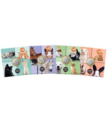 Monedas 5 euros Francia 2025 Colección 4 monedas animales domésticos  - 7