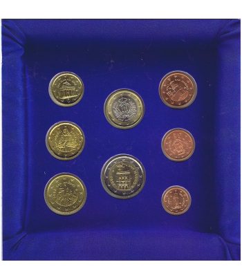monedas euro serie San Marino 2002  - 1