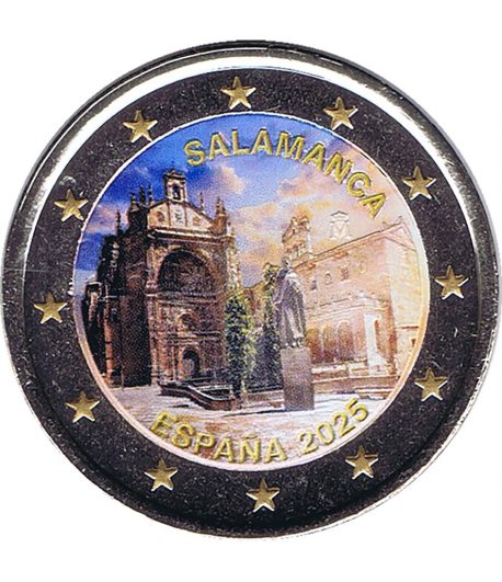 moneda 2 euros España 2025 Salamanca. Color E  - 1