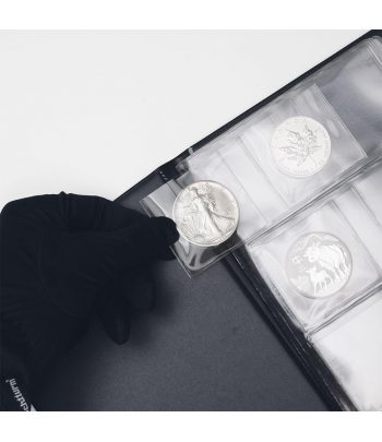 LEUCHTTURM Album monedas ROUTE para 35 monedas 41 mm.  - 3