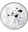 Moneda de plata 2$ Niue Disney Mickey 2017.  - 1