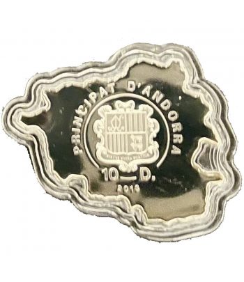 Moneda 10 Diners Andorra 2013 Zorro. Plata  - 2